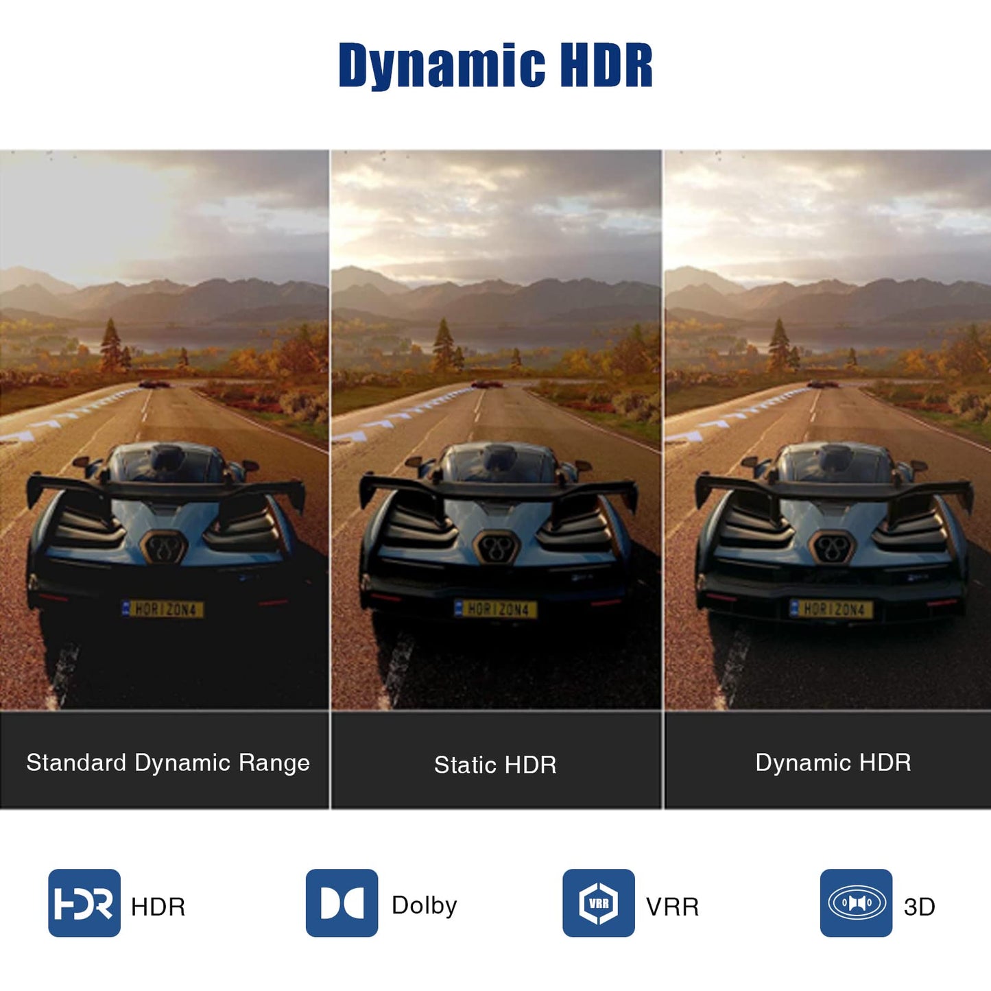 HDMI Switch 8k@60Hz Splitter, Aluminum Bidirectional HDMI Switcher 2 in 1 Out, Manual HDMI Hub Supports HD Compatible with Xbox PS5/4/3 Blu-Ray Player Fire Stick Roku