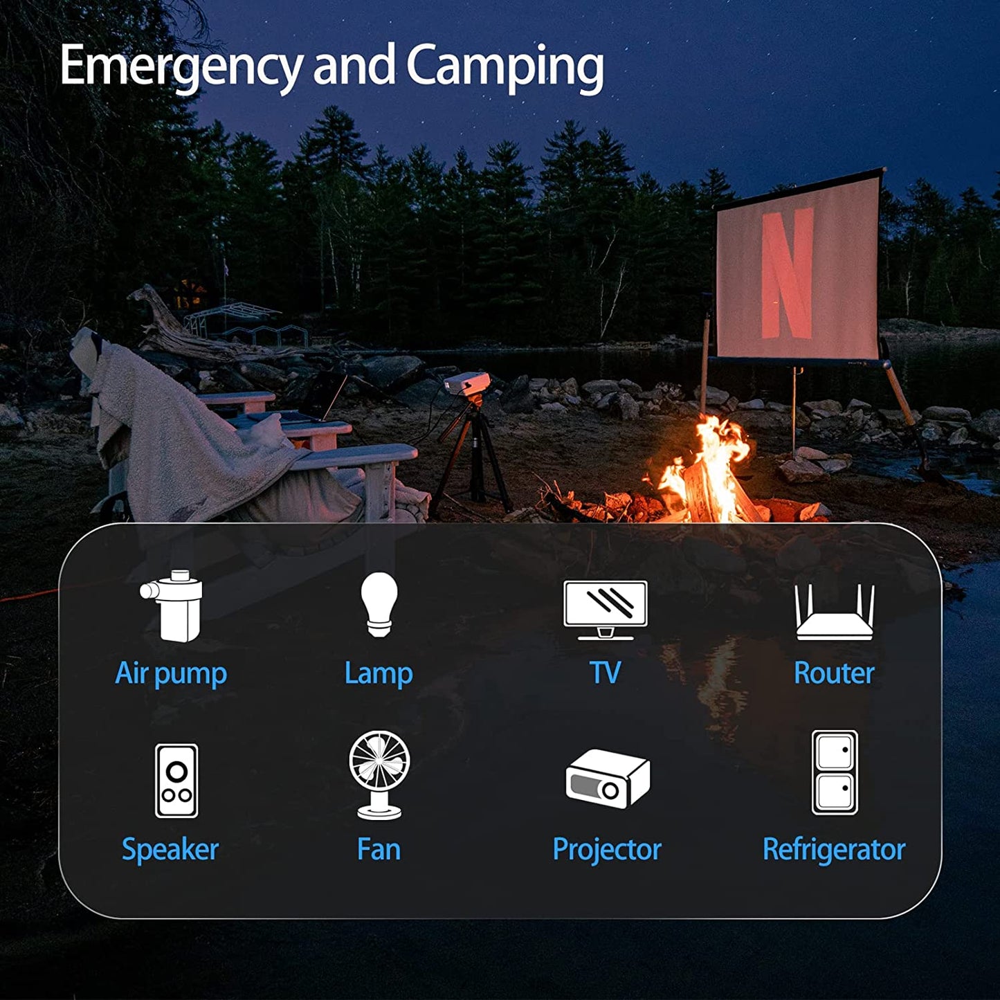 emergency and camping